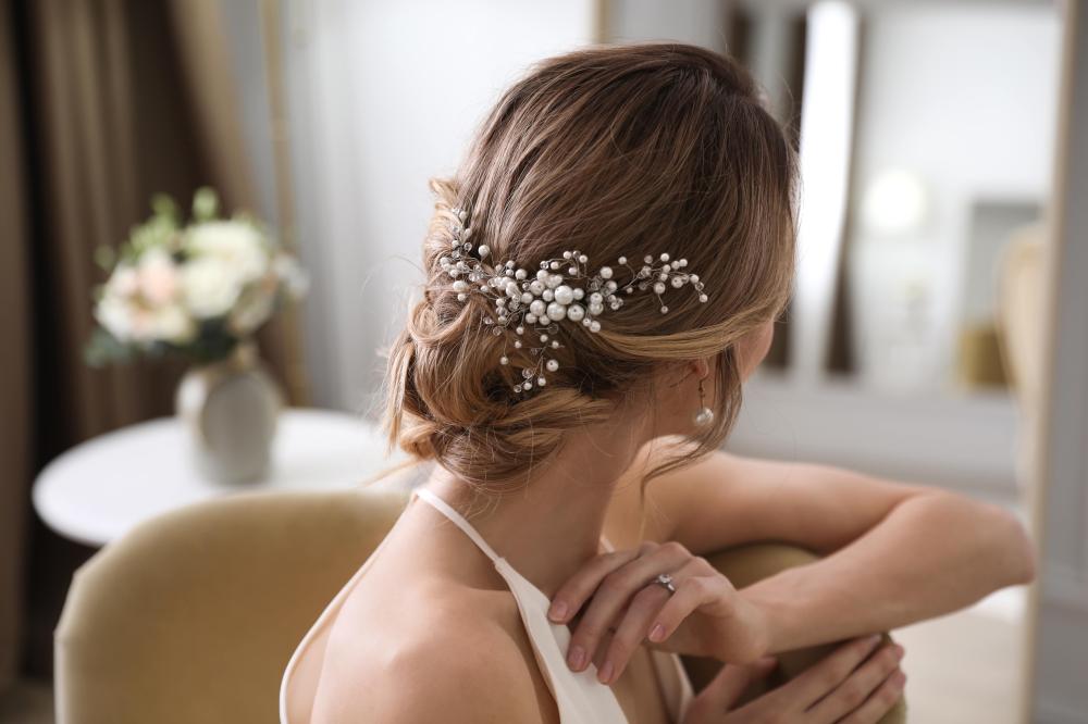 chignon de mariée